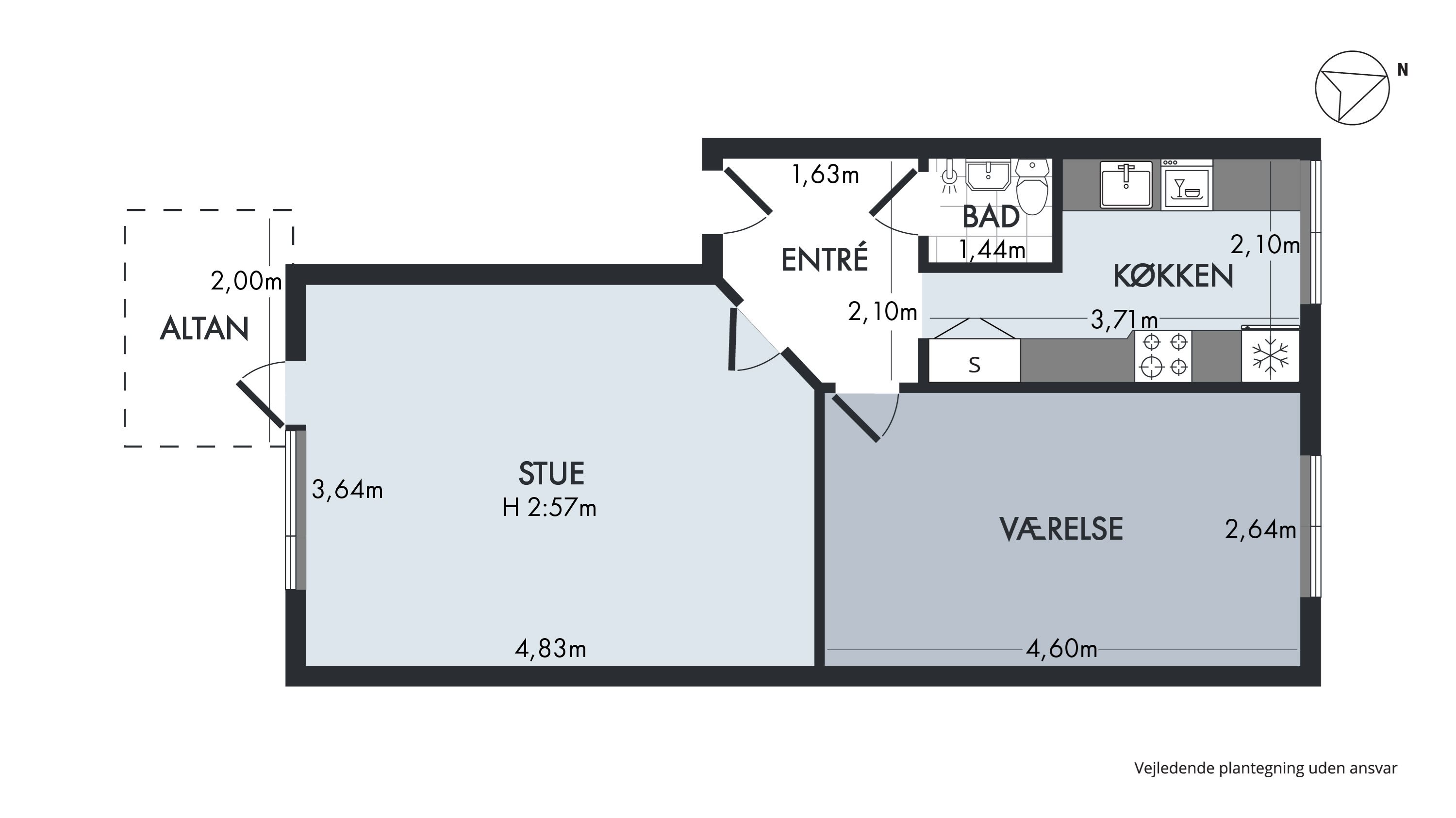 Fjenneslevvej 14, 1. th., 2700 Brønshøj