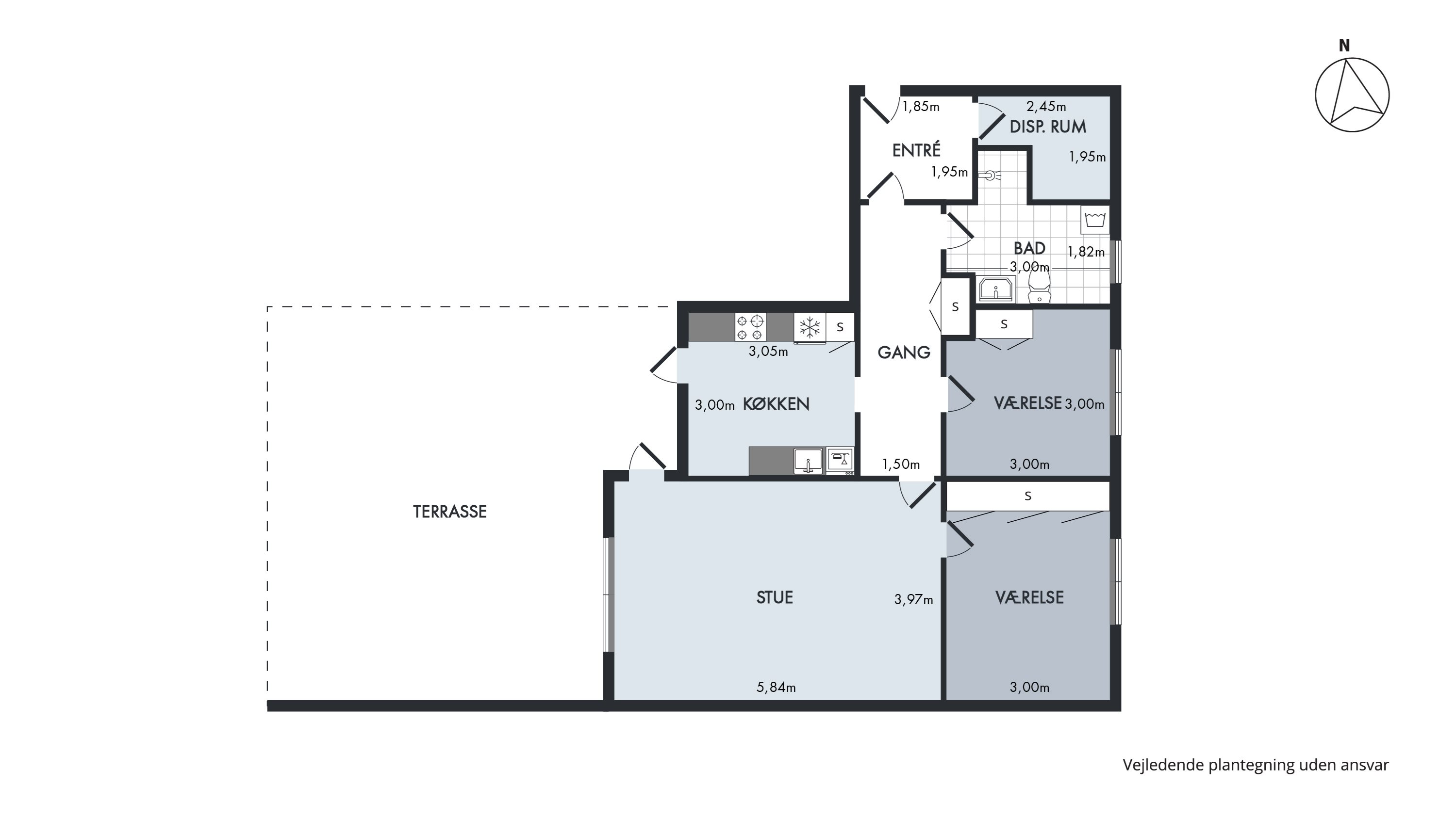 Højdevej 26, st.. tv., 9500 Hobro