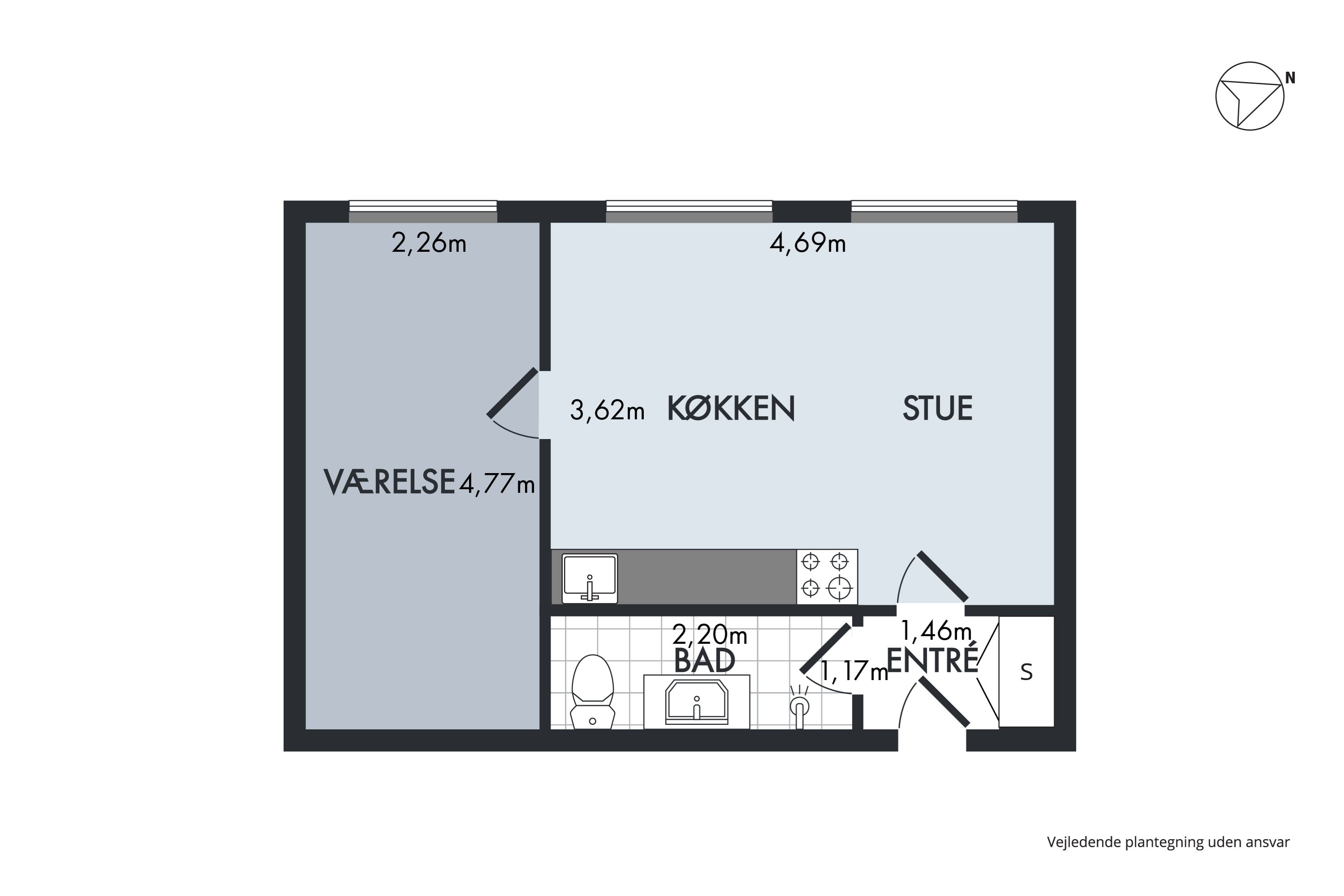 Langelunden 13, Niverød, st.. mf., 2990 Nivå