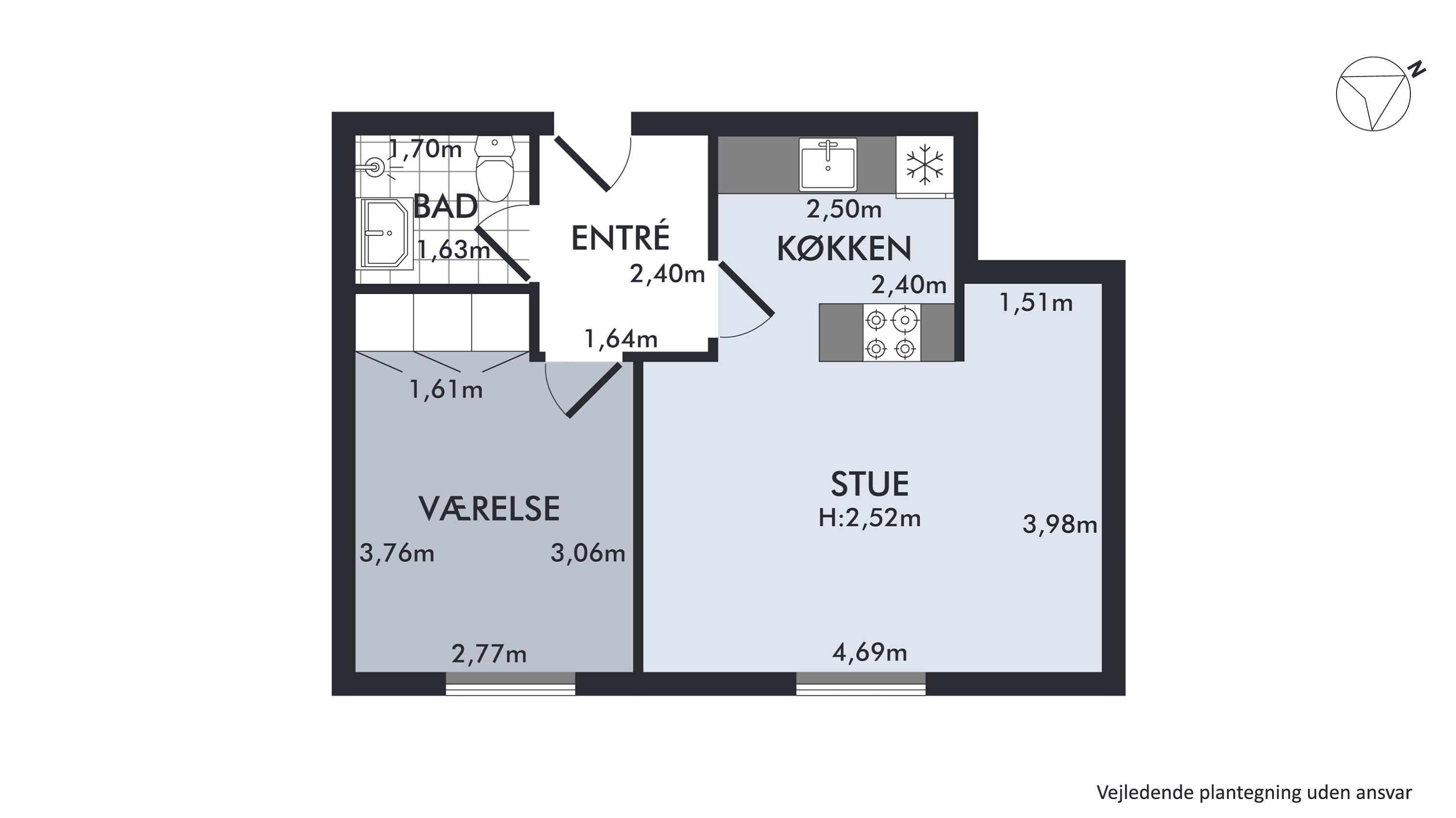 Odinsgade 50T, 2., 7100 Vejle
