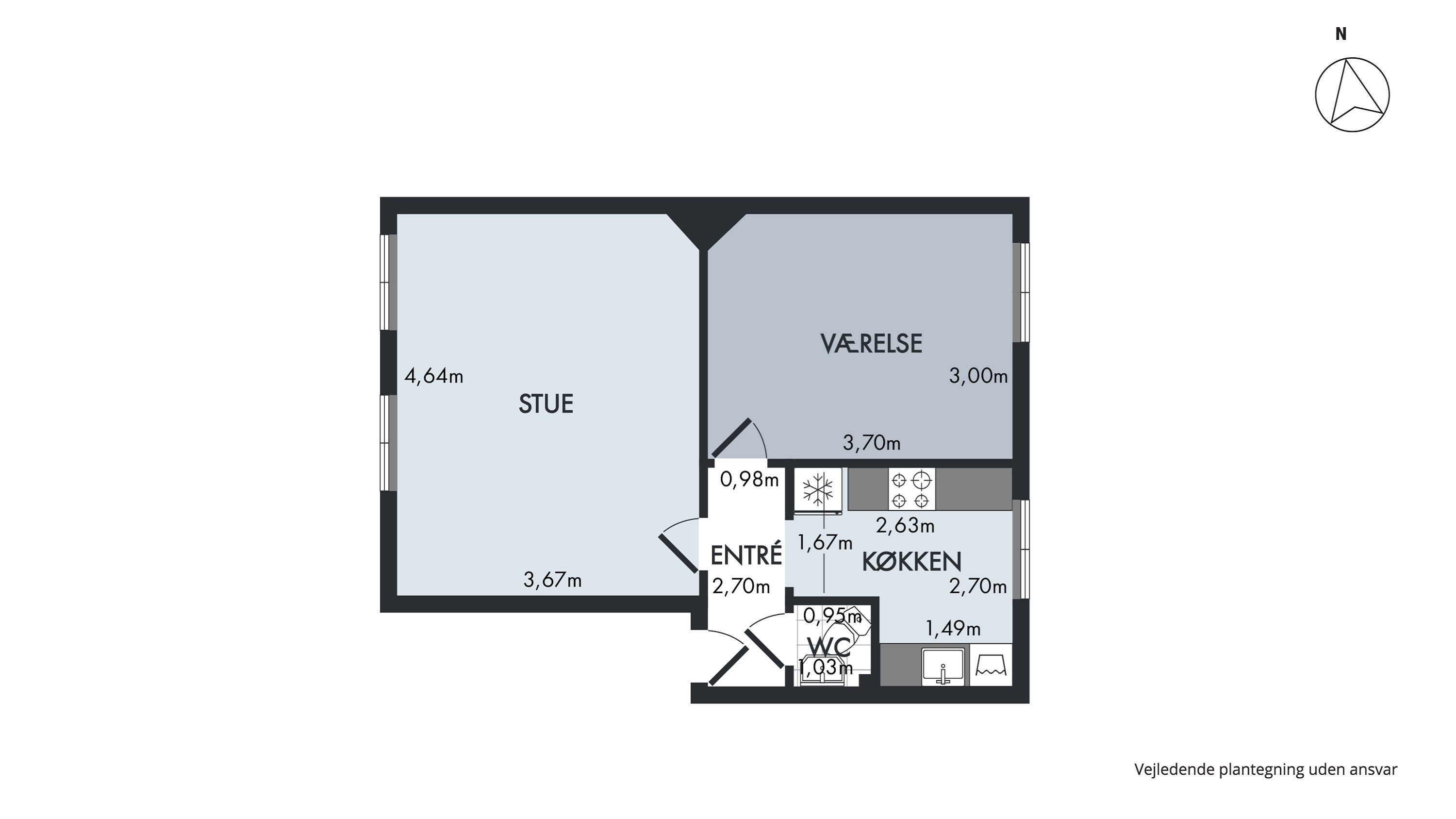 Vadholm 4, st.. tv., 2800 Kongens Lyngby