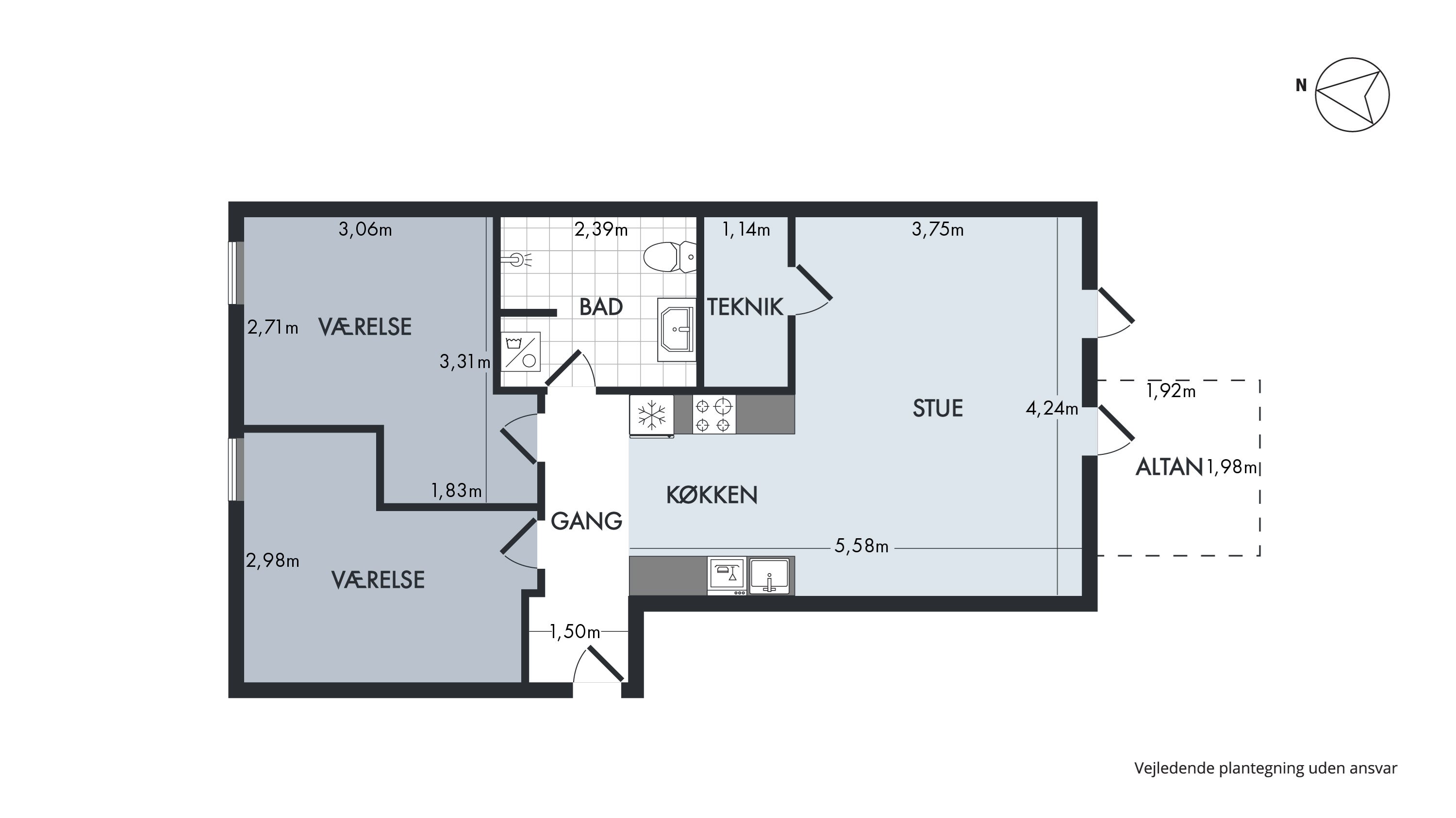 Silkeborgvej 7, 1. 1., 8000 Aarhus C