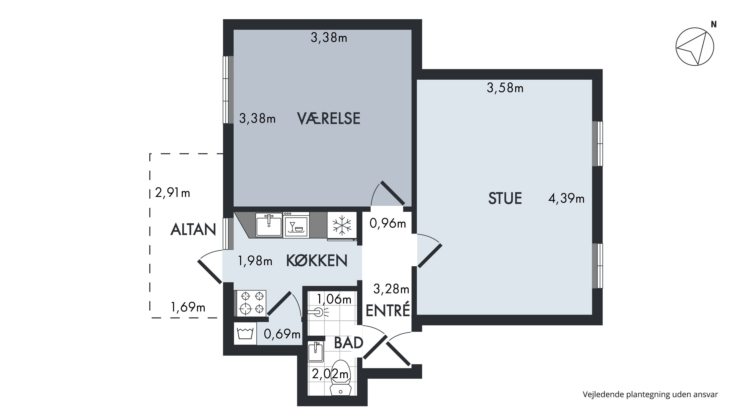 Bissensgade 13, 4. th., 8000 Aarhus C